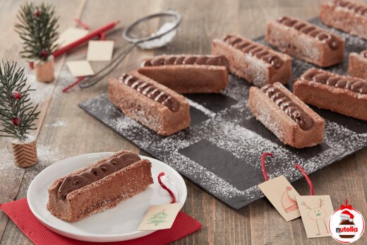 Petits gâteaux au gianduja (chocolat et noisettes) et Nutella® | Nutella