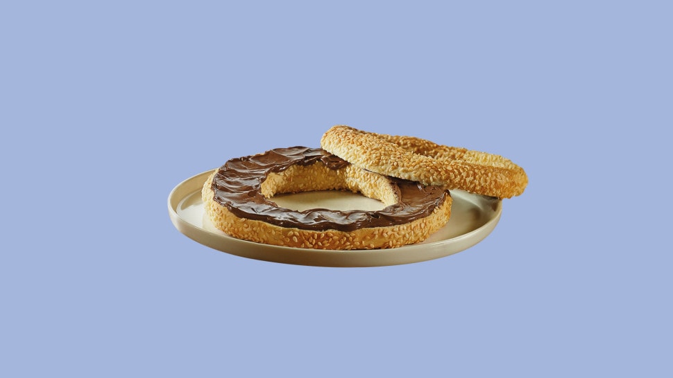 Petit pain grec au sésame (Koulouri Thessalonikis)