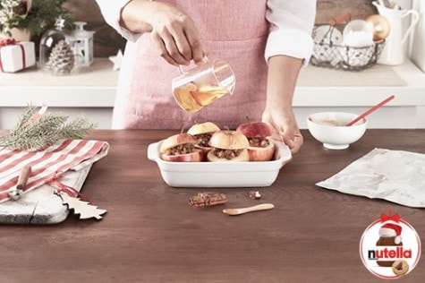 Печени ябълки с Nutella® - стъпка 3