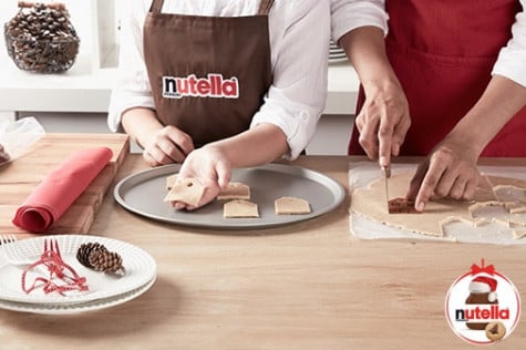 Коледен сандвич от масленки с Nutella® - стъпка 3