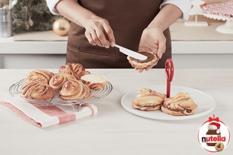 Сплетена канелена кифличка с Nutella® - стъпка 7