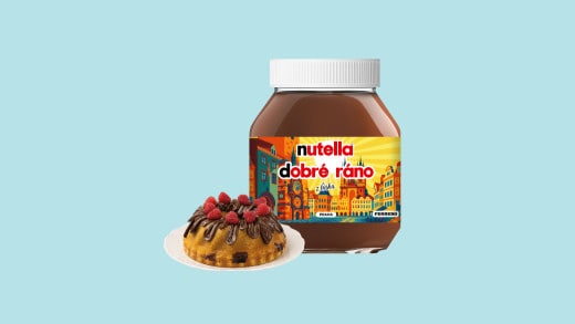 Кралски кекс, декориран с Nutella®