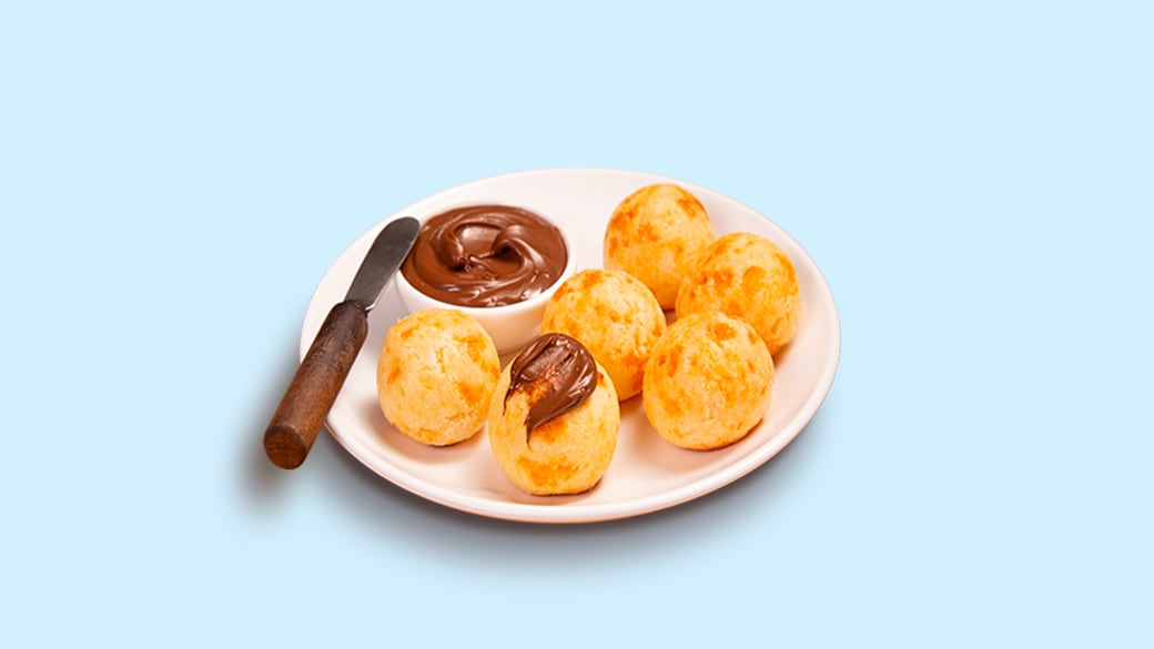 Pão de Queijo com Nutella®