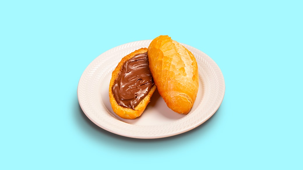 Pão na Chapa com Nutella®