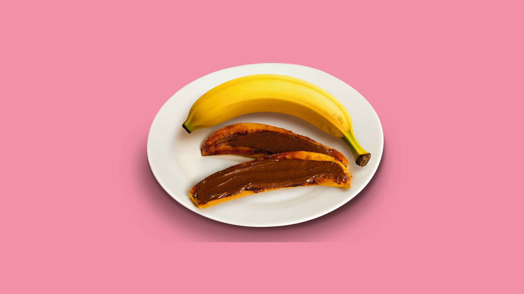 Banana-da-terra com Nutella®