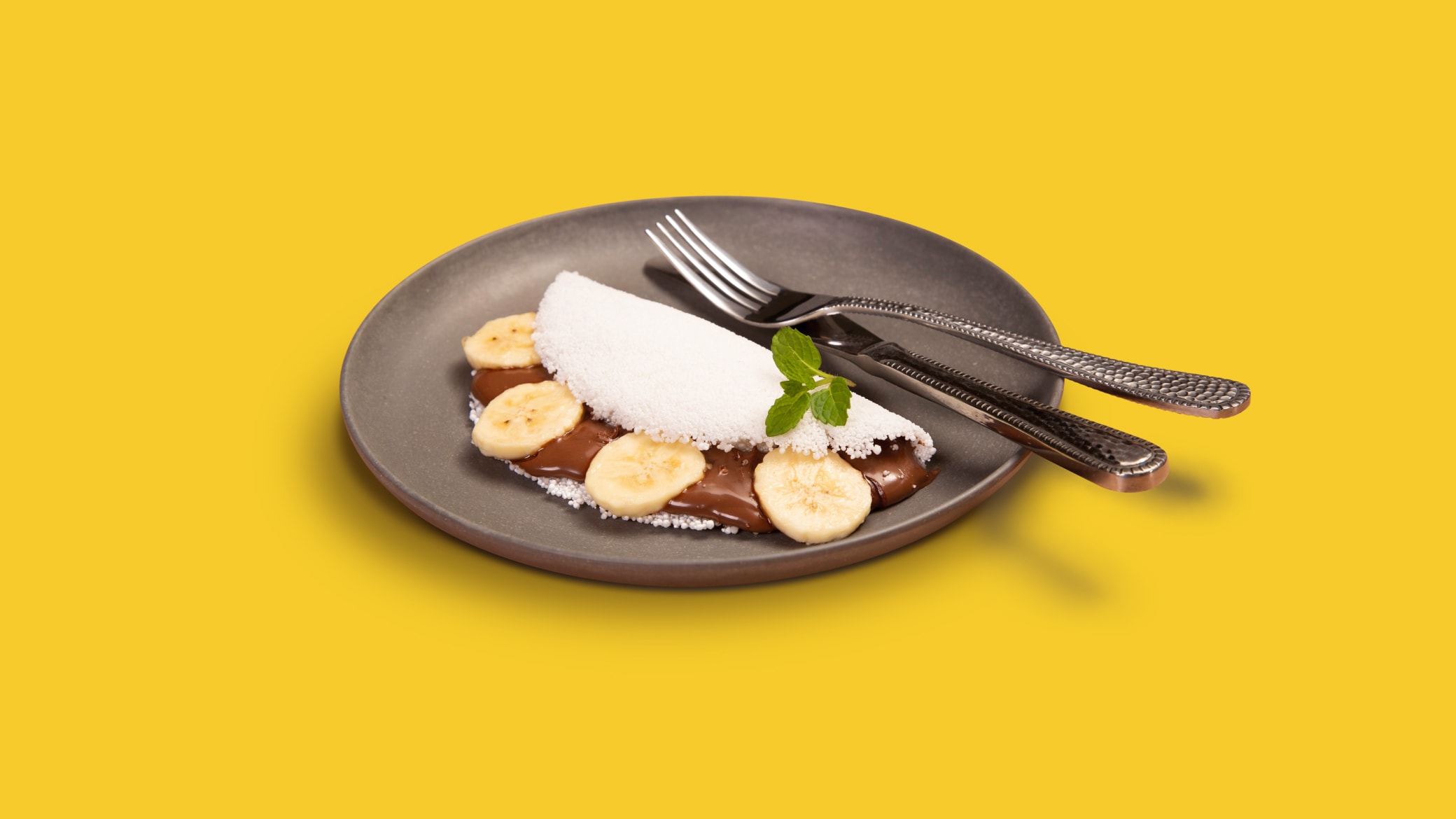 Tapioca com Nutella