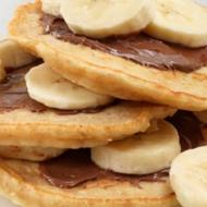 Bananalicious Nutella® pancackes