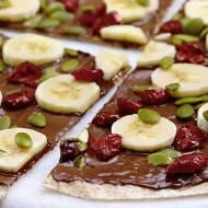 Pizza de tortilla com Nutella®