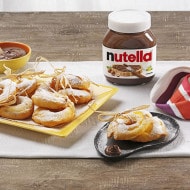 Panquecas de Carnaval com Nutella® e Maçãs