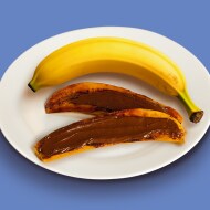 Banana-da-terra com Nutella®