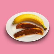 Banana-da-terra com Nutella®