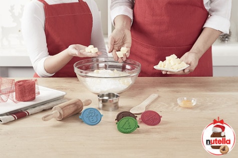 Sanduíche de Biscoito de Natal com Nutella® 1 | Nutella