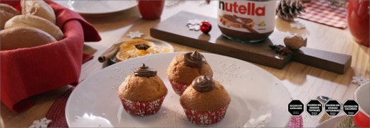 Receitas de Natal: ideias de muffins, biscoitos e massa folhada  | Nutella®