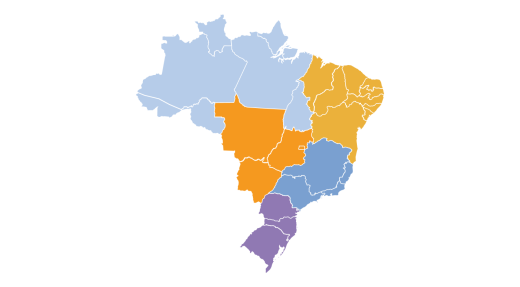 Brasil summer map 2025