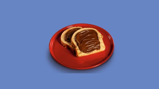 Pão caseiro com Nutella®