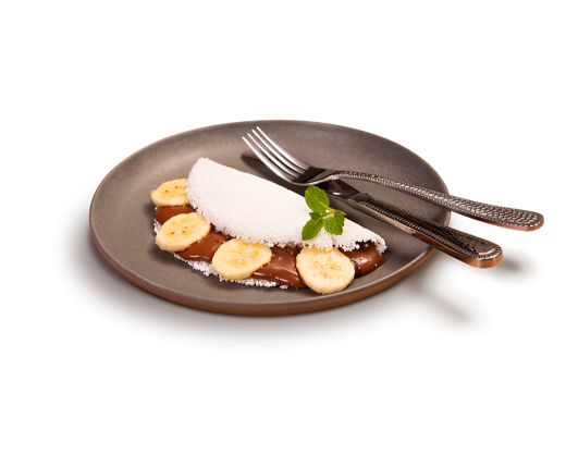 Tapioca com Nutella