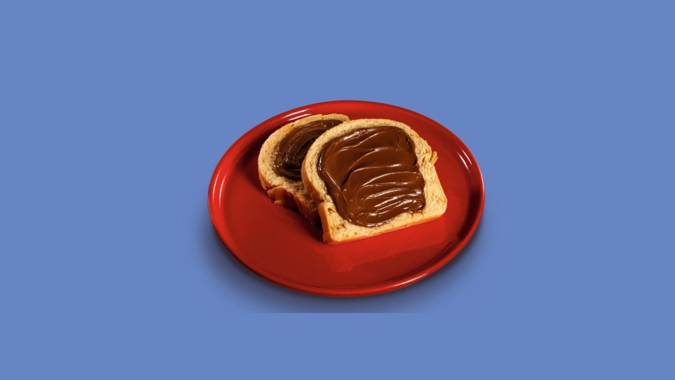 Pão caseiro com Nutella®