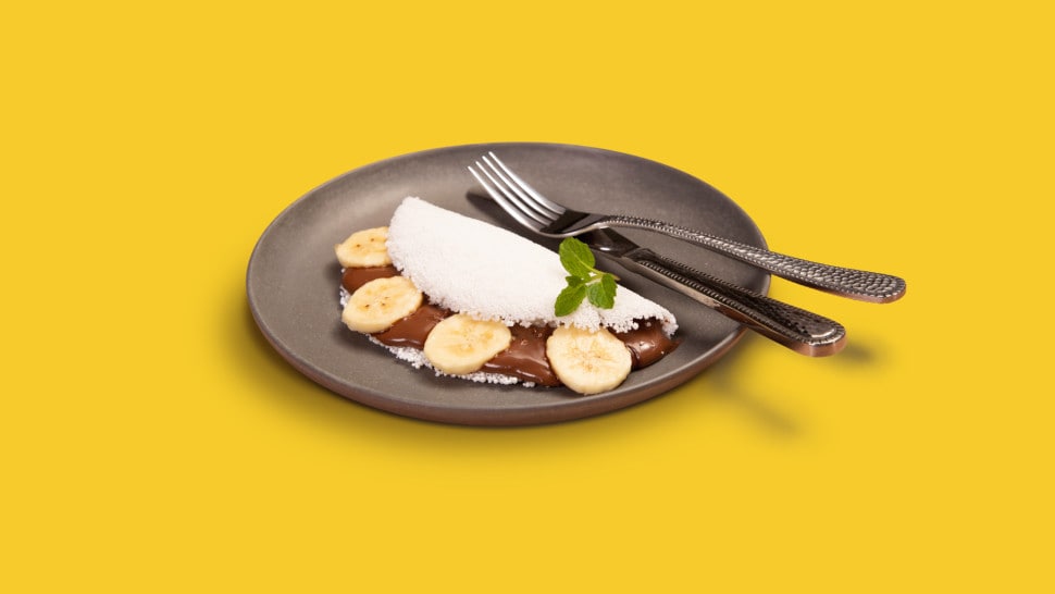 Tapioca com Nutella