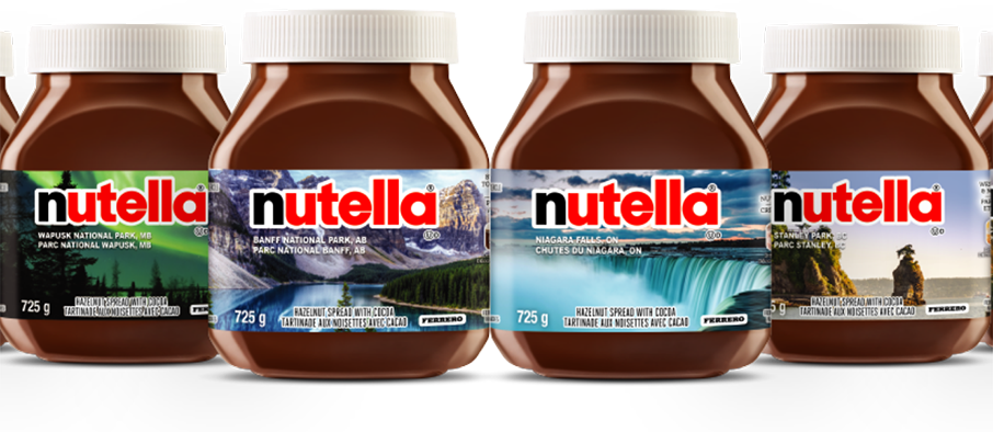 8 specially marked Nutella products