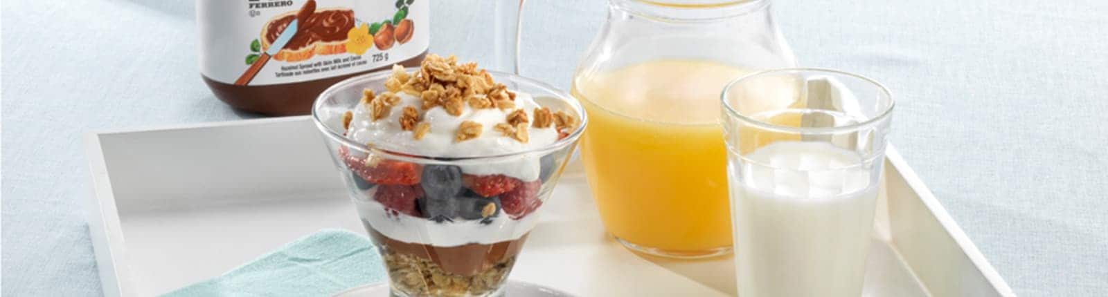 Parfaits au yogourt et aux fruits Nutella<sup>®</sup>