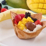 Tortilla Breakfast Cups with NUTELLA