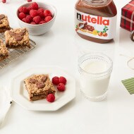 Sleigh ride date squares with NUTELLA® hazelnut spread
