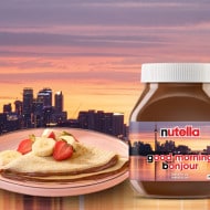 Crepes with Nutella® and fruit