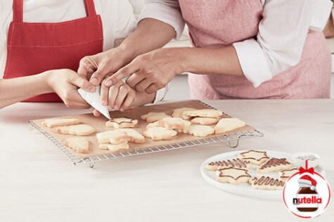 Almond shortbread cookies with Nutella® hazelnut spread - Step 4