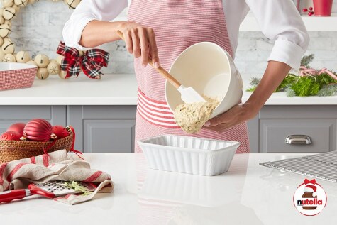 Bake Ahead Zucchini Bread with Nutella® hazelnut spread - Step 2 Bake Ahead Zucchini Bread with Nutella® hazelnut spread - Step 2
