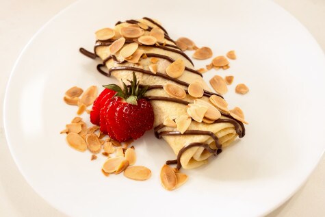 Crepes with Nutella and Fruit 