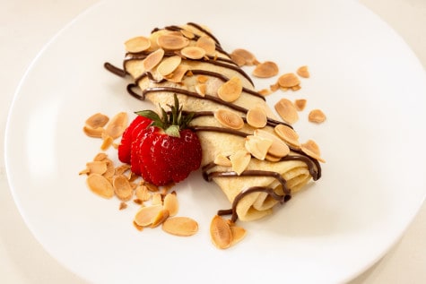 Crepes with Nutella and Fruit 