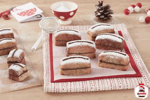 Mini banana breads with Nutella® hazelnut spread