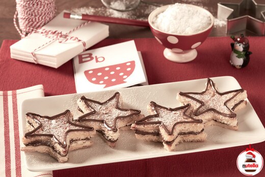 French Toast Stars with Nutella® hazelnut spread