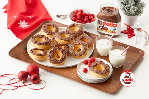 Baked Donuts with NUTELLA® hazelnut spread