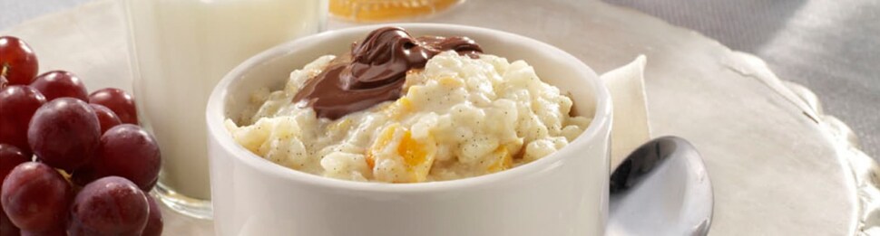 Breakfast Rice Pudding with NUTELLA
