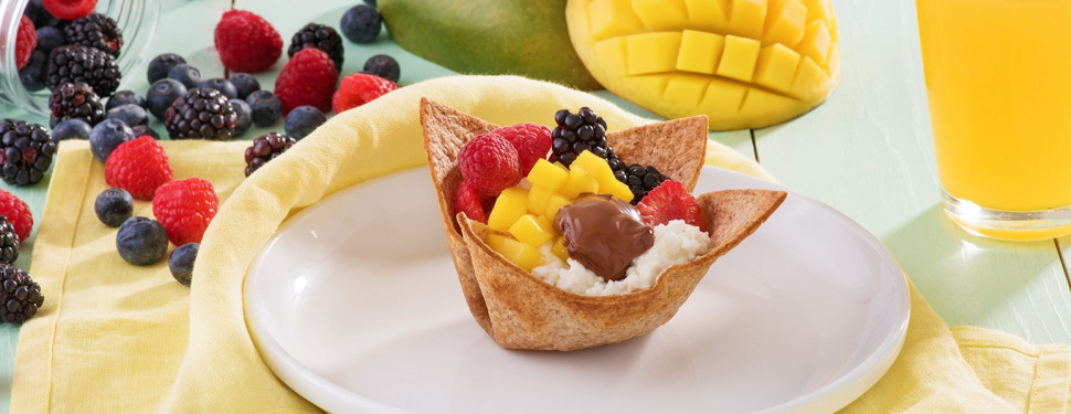 Tortilla Breakfast Cups with NUTELLA