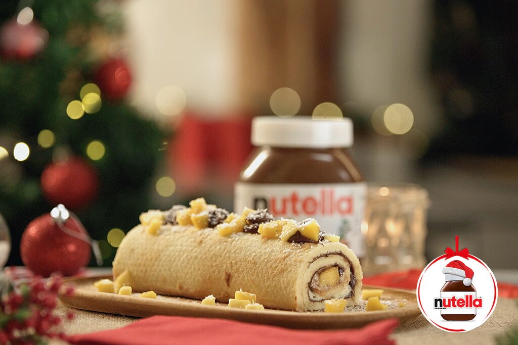 Tronco de Mango y Lima con Nutella<sup>®</sup>