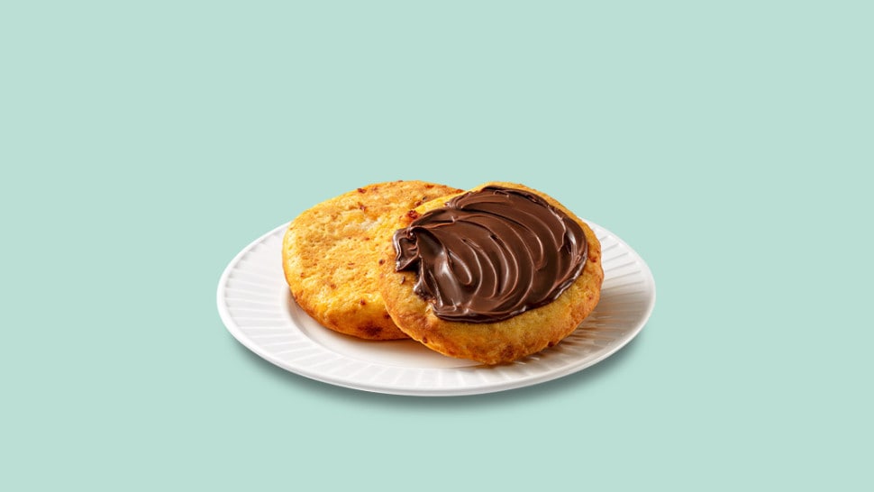 Arepa cundiboyacense con Nutella®