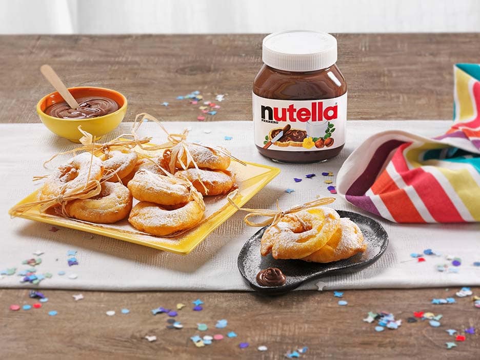 Fašiangové palacinky s nátierkou Nutella® s jablkami