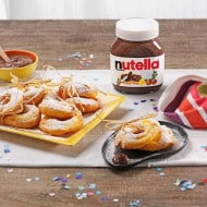 Masopustní palačinky s pomazánkou Nutella® s jablky