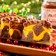 Jedinečný čokoládovo-dýňový cheesecake zdobený pomazánkou Nutella® | Nutella®