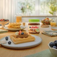 Veganské vafle s pomazánkou Nutella®