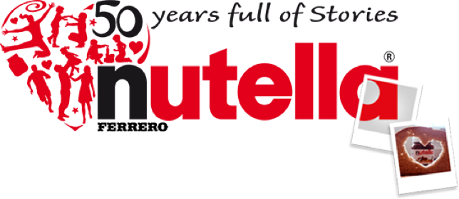 Plakát s logem – 50 let příběhů | Nutella