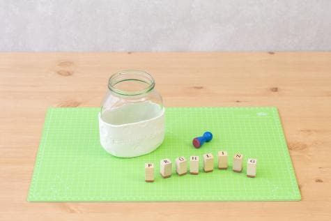 Jak vytvořit keramickou vázu ze sklenice od pomazánky Nutella® -  4