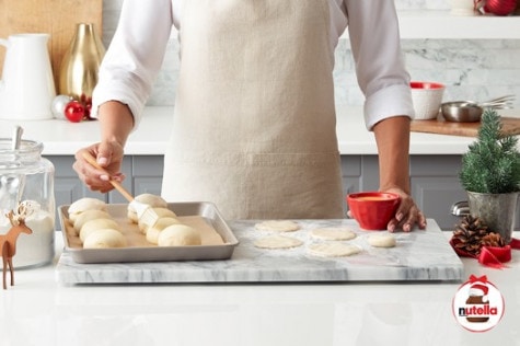 Mexické conchas s lískooříškovou pomazánkou NUTELLA® - Krok 3