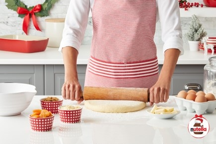 Rolky na dobré ráno s meruňkami a lískooříškovou pomazánkou NUTELLA® - Krok 2