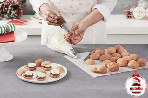 Pečivo choux s pomarančovou šľahačkou a Nutellou® - step 9