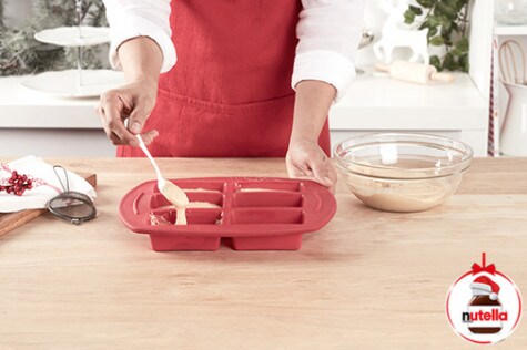 Banánové minichlebíčky s náplňou Nutella® - step 5