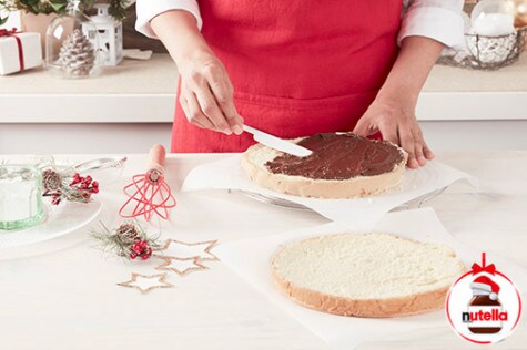 Savojský piškotový dort s náplní Nutella® 6 | Nutella Savojský piškotový dort s náplní Nutella® 6 | Nutella