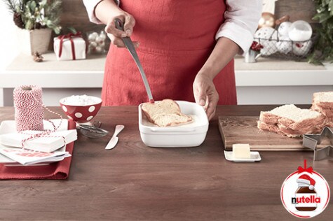 Francúzske toasty s Nutellou® v tvare hviezdy - step 1